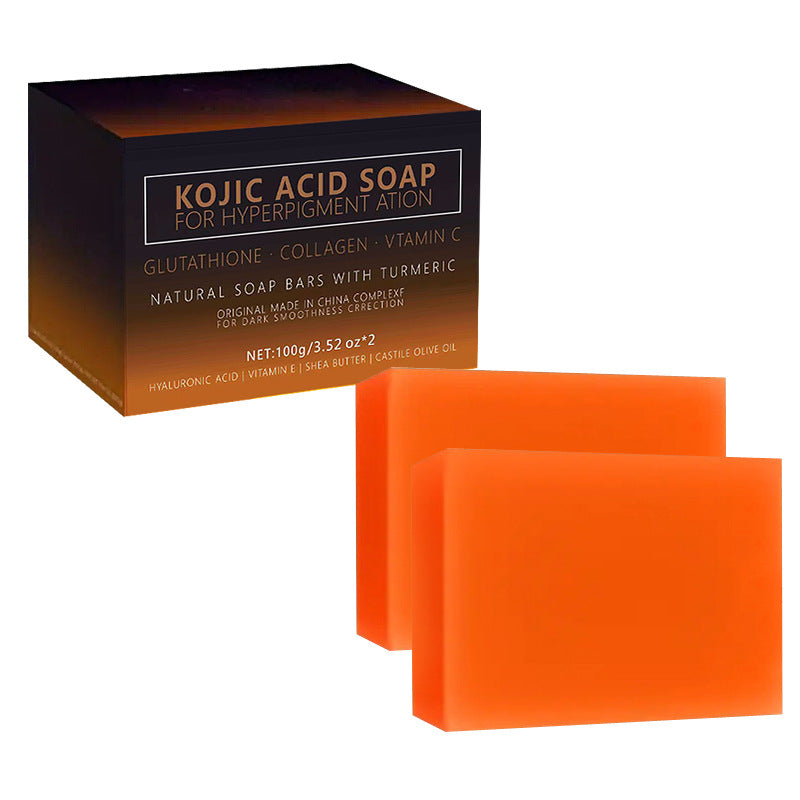 Handmade Curcumin Soap Full Body Cleansing Brightening Skin Lemon Curcumin Soap Freshness Oil Control Universal Adult Soap