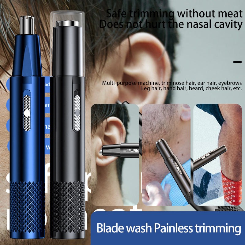 Cross-border New Products Electric Nose Hair Trimmer Portable Razor Nose Hair Trimmer Mini Men&#039;s Nose Hair Scraper