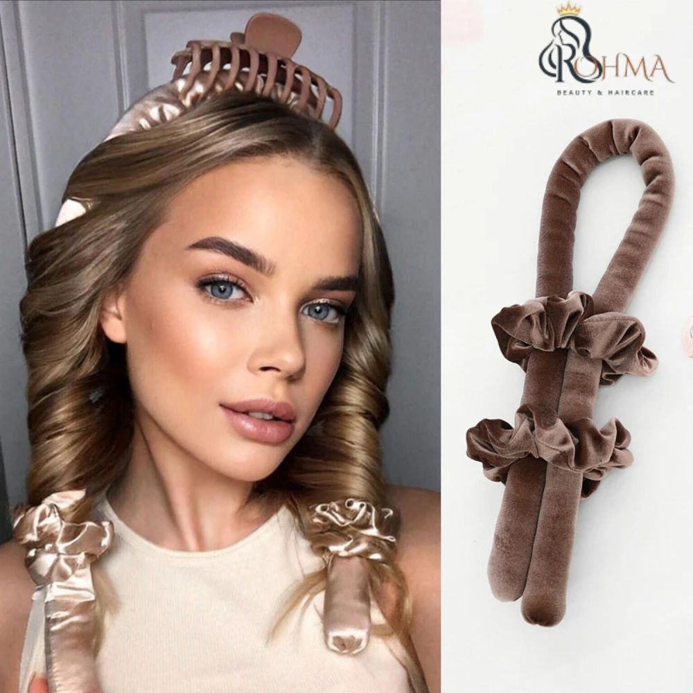 Sleep Heatless Velvet Sponge Curler Hair Ring Clip Three-piece Set Of Wave Curling Iron R223